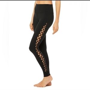 Alo yoga lace up the side leggings xs